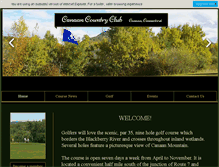 Tablet Screenshot of canaancountryclub.com